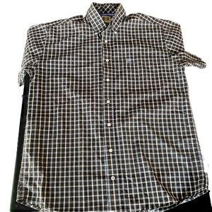 Cinch Shirt Mens Small black check Western Rodeo RN17901 long sleeve